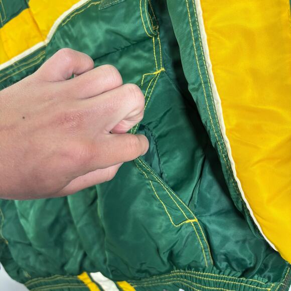 Vintage Starter Green Bay Packers Classic NFL Team Collection Hooded XXL Jacket - Picture 7 of 12